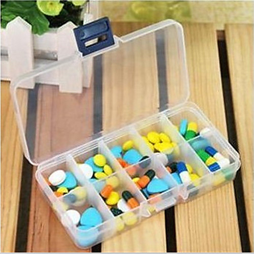 Простой дизайн Прозрачный Pill Box