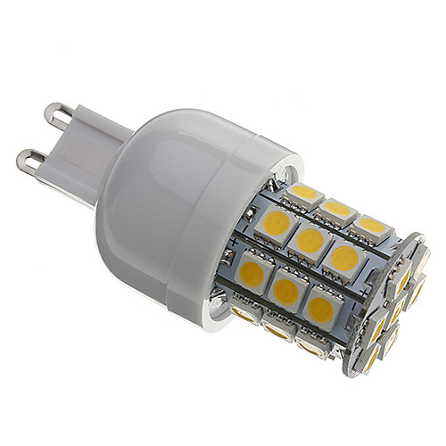 G9 3,5 Вт 30x5050smd 300-330lm 3000-3500K теплый белый свет Светодиодная лампа кукурузы (AC 110-130/ac 220-240)