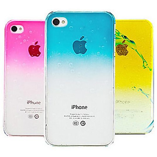 vormor 3d падение дождя жесткий футляр для iPhone 4 / 4s (разных цветов)