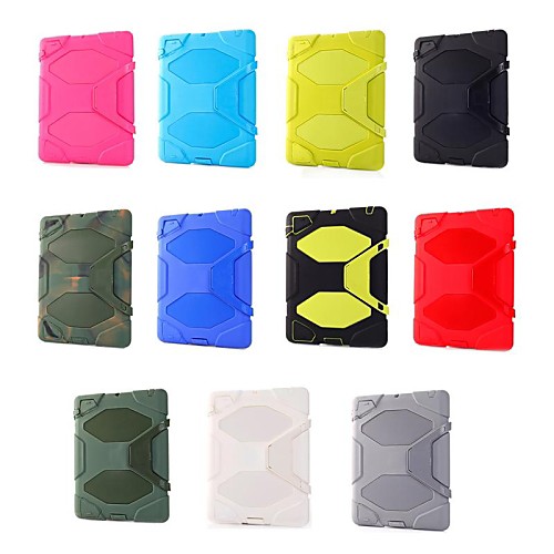 Survivor Series Shockproof Silicone Protective Case with Stand for iPad 4/3/2 (Assorted Color)