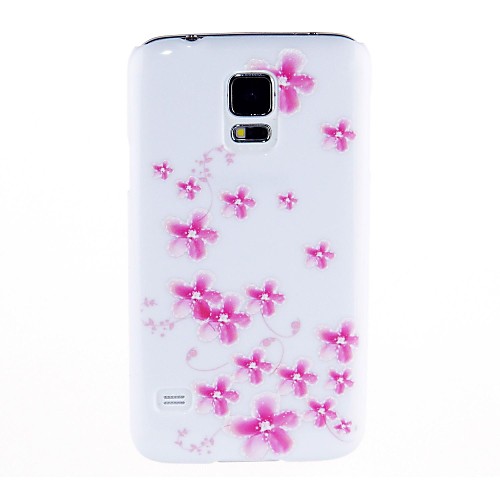 Дело Кинстон Peach Blossom Pattern пластиковые Жесткий для Samsung S5 I9600