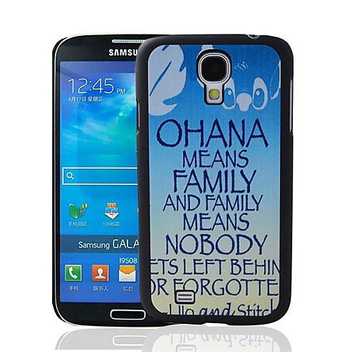 Оана Котировки Pattern пластиковые Жесткий защитный чехол для Samsung Galaxy S4 i9500