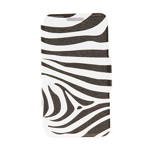 Kinston Zebra Pattern PU Leather Full Body Case with Stand for Nokia Lumia 820