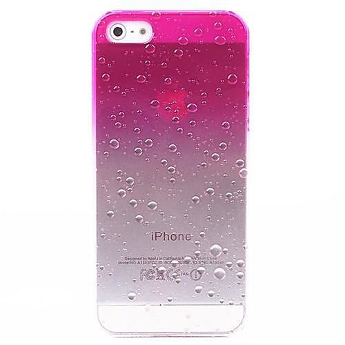 3D Rain Drops Футляр Pattern ПК для iPhone 5/5S (разных цветов)