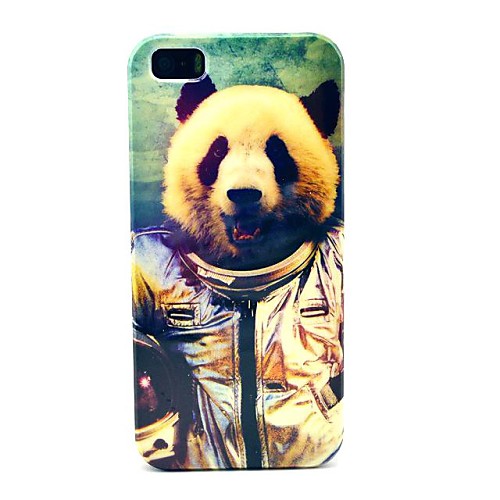 Прохладный Panda Spaceman Pattern Прочный Pattern Жесткий Пластиковый корпус для iPhone 5S / 5