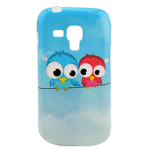 Lover Совы Pattern ТПУ мягкий чехол для Samsung Galaxy Trend Duos S7562/S7560