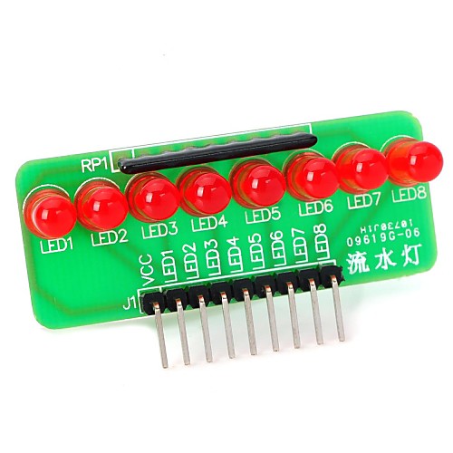 поделки 8-LED Red Light модуль полоса микроконтроллер для (для Arduino)