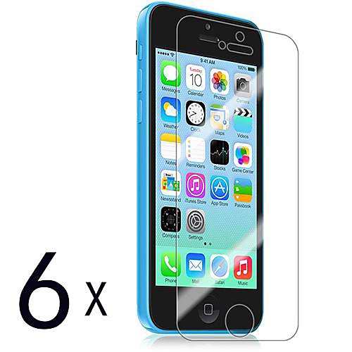 [6-Pack] Премиум High Definition Очистить Защитные пленки для iPhone 5C