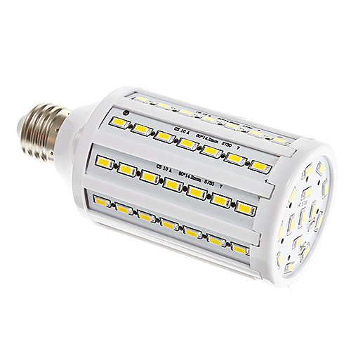 E27 18W 84x5730SMD 1200LM 3000-3500K теплый белый свет мозоли СИД лампа (220)