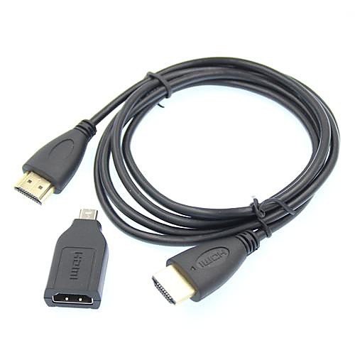 Macbook Mini DisplayPort для Женский HDMI Мужской адаптер с и 1.4V HDMI между мужчинами кабель (300 см)