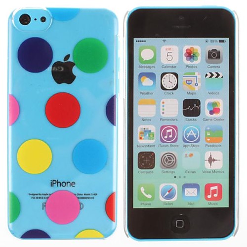 Футляр Прозрачный Красочные шары Pattern ПК для iPhone 5C