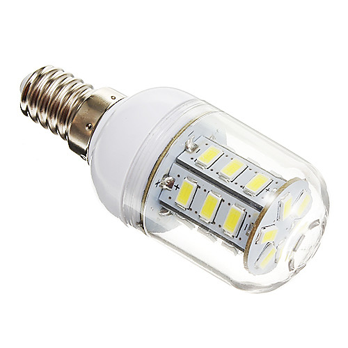 E14 5W 24x5730SMD 450LM 6000-6500K холодный белый свет мозоли СИД лампа (220)