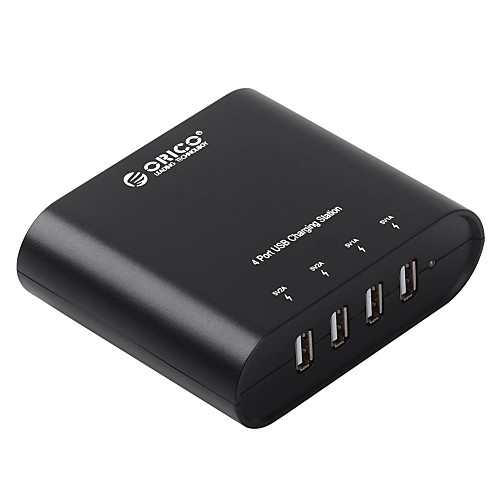 ORICO DCH-4U 4-портовый 5V6A Зарядное устройство с USB USB зарядка Кабели для мобильных и планшетных устройств
