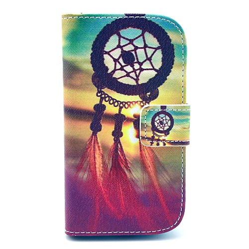 Dream Catcher шаблон PU кожаный чехол с карт памяти и ПОВ по Samsung Galaxy S3 мини I8190