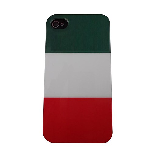 Государственный флаг Ltaly Pattern PC Back чехол для iPhone 4/4S