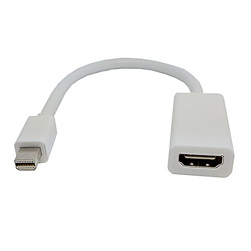 Mini DisplayPort мужчина к HDMI Женский Кабель-адаптер для MacBook (15 см)