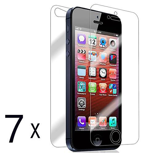 [7-Pack] Передняя и задняя Retina-экран протектор для iPhone 5/5S