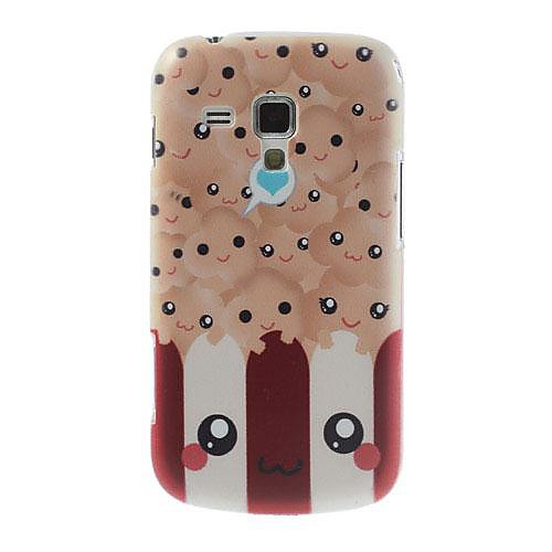 Kawaii Pattern Попкорн Пластиковая крышка чехол для Samsung Galaxy S Duos S7562 Trend