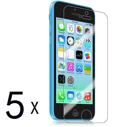 [5-Pack] Премиум High Definition Очистить Защитные пленки для iPhone 5C