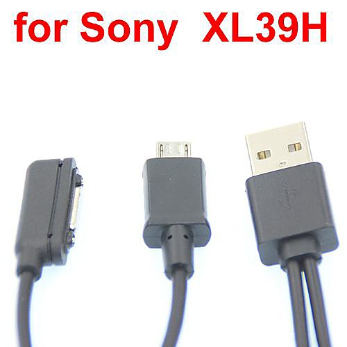 Магнитный зарядный кабель USB для передачи данных для Sony Xperia i1 XL39H (26см)