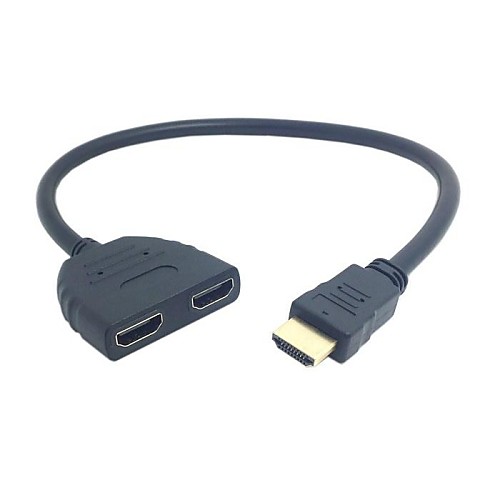 Один HDMI Мужской Двойной HDMI Женский Y Splitter Переключатель Extension Кабель-адаптер для ДЛЯ ПС HDTV Ноутбук 1080P