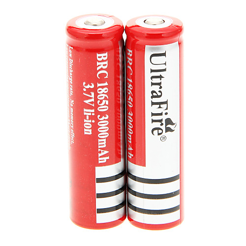 UItraFire BRC 3000mAh батареи 18650 (2шт)  2 шт / лота жесткого пластика батареи Коробка для хранения для аккумуляторов 18650