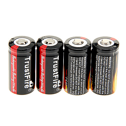 TrustFire 880mAh 16340 батареи (4шт)