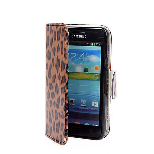 Coway Изысканный Мода Leopard PU кожаный чехол всего тела для Samsung S2 i9100 (разных цветов)