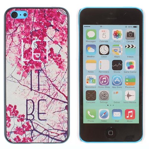 Красивые листья клена и Футляр Письма Pattern ПК для iPhone 5C