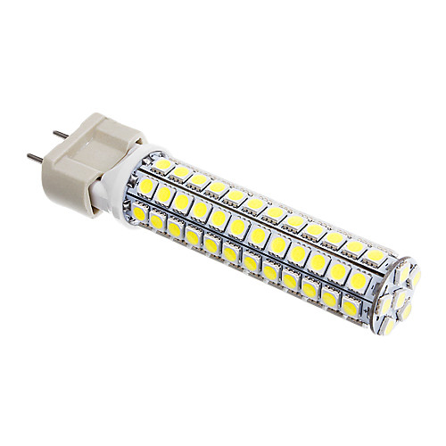 G12 10W 2000LM 6000K 102x5050SMD холодный белый свет мозоли СИД лампа (AC170-265V)