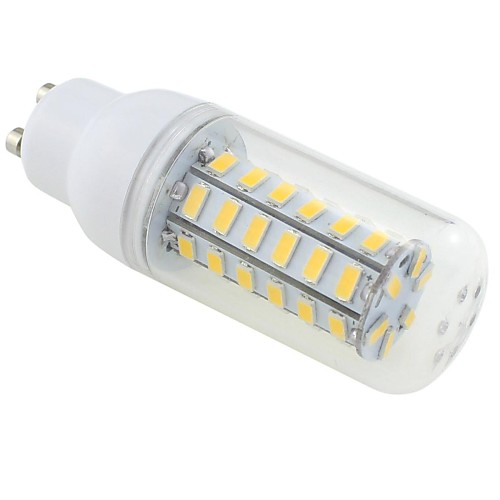 GU10 7W 48x5730 SMD 550 ~ 600LM 3000 ~ 3500K теплый белый свет Светодиодные Прозрачная крышка Кукуруза лампа 220В ~ 240В