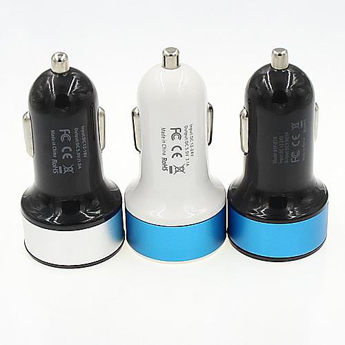 Универсальный двойной 2-портовый USB-адаптер, автомобильное зарядное устройство для IPhone IPad HTC Samsung (разные цвета) от MiniInTheBox.com INT Универсальный двойной 2-портовый USB-адаптер, автомобильное зарядное устройство для IPhone IPad HTC Samsung (разные цвета) от MiniInTheBox.com INT