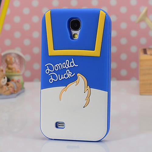 Cute Duck Tail 3D Силиконовые телефон дела для Samsung Galaxy S4 i9500