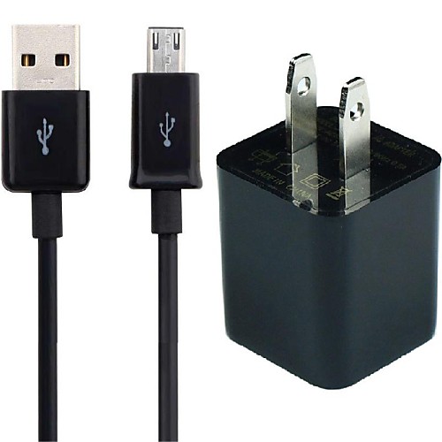 DSB  США Plug Двойной заряжатель стены USB  3,3 Ноги Micro USB зарядка кабель для Samsung Andriod Телефоны Планшеты