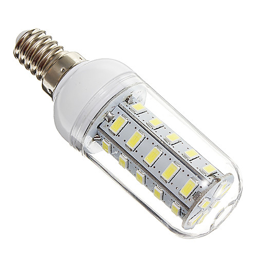 E14 7W 36x5730SMD 650LM 6000-6500K холодный белый свет мозоли СИД лампа (220)