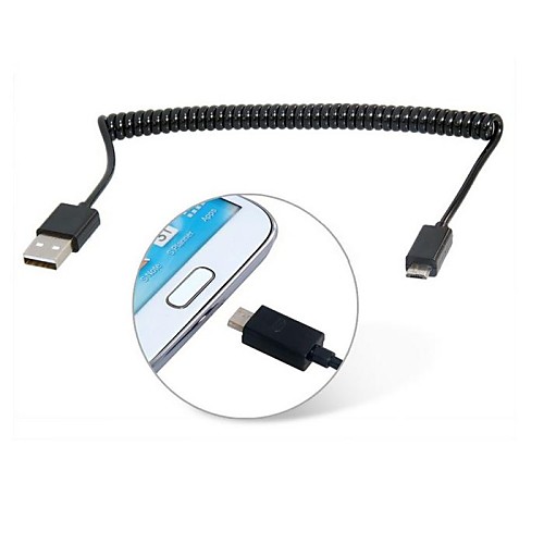 1м 3.28ft USB 5pin к USB 2.0 стрейч заряда кабеля передачи данных для Samsung S4 i9500 s5 i9600 Примечание 2 n7100 Note3 N9000& таблетка