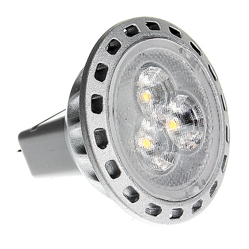 MR11 GU4 2W 3x2835SMD 180LM CRI> 80 3000K теплый белый свет Светодиодные пятно лампы (AC / DC 12V)