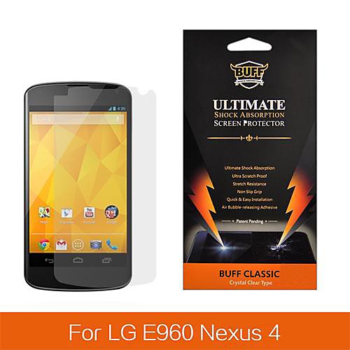 Angibabe Буфф Шок Окончательный Ударопоглощение экран протектор для Google Nexus 4 LG E960