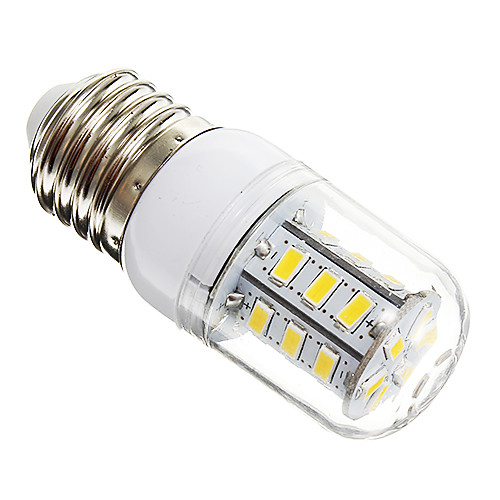 E27 5W 24x5730SMD 450LM 3000-3500K теплый белый свет мозоли СИД лампа (220)