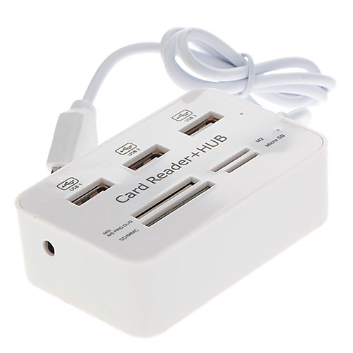 3-портовый  Card Reader высокоскоростной USB 2.0 хаб