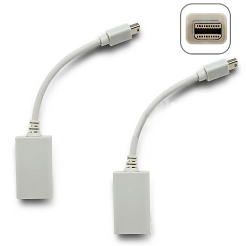 17см Mini DisplayPort DP к HDMI адаптер для MacBook Pro Air