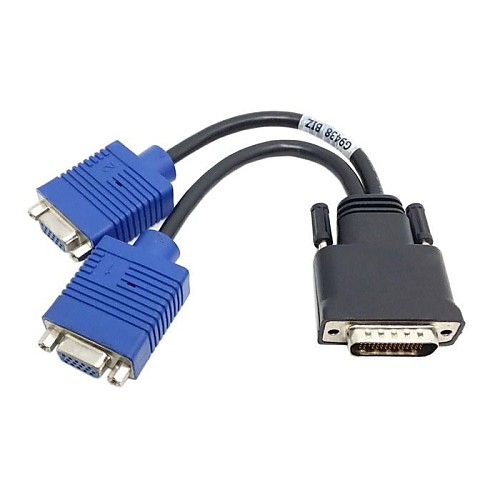 DMS LFH-60pin для Dual VGA Женский Splitter Монитор Проектор Кабель для Matrox Graphics Card