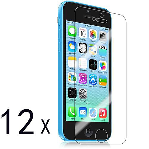 [12-Pack] Премиум High Definition Очистить Защитные пленки для iPhone 5C