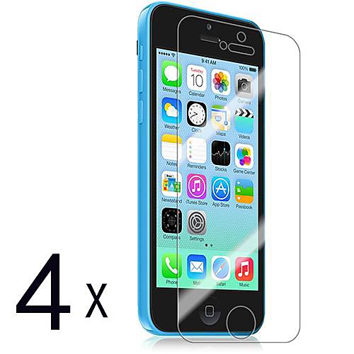 [4-Pack] Премиум High Definition Очистить Защитные пленки для iPhone 5C