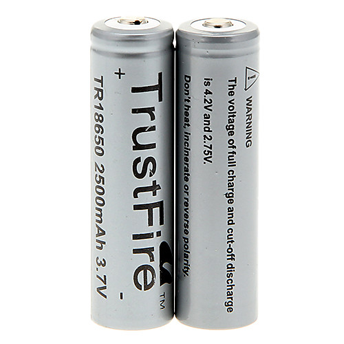 TrustFire 2500 мАч батареи 18650 (2 шт)