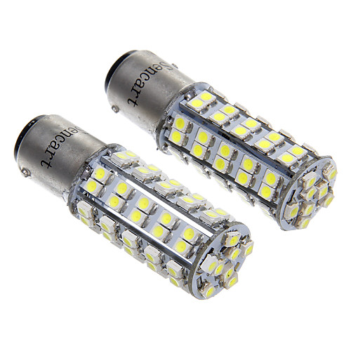 68x3528SMD Белый свет LED для автомобилей тормозные лампочки (12V, 2шт)