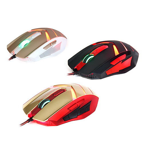 Sunsonny TM50 USB 2.0 Проводной 6 Кнопка LED Red Light Gaming Mouse