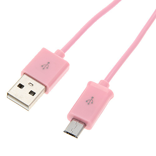 1,2 м Micro USB к USB-кабель Розовый