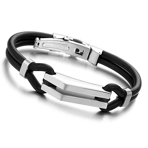 Спорт манжеты ювелирные изделия Bracelets190mm 316L Майкл Wrap браслет из нержавеющей стали браслет Мужчины ювелирные изделия