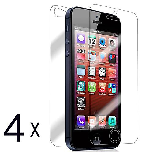 [4-Pack] Передняя и задняя Retina-экран протектор для iPhone 5/5S